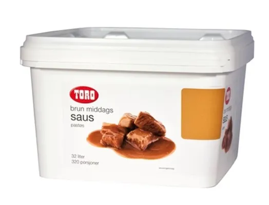 BRUN MIDDAGSSAUS PASTØS 32L 3,2KG BRUN MIDDAGSSAUS PASTØS 32L 3,2KG