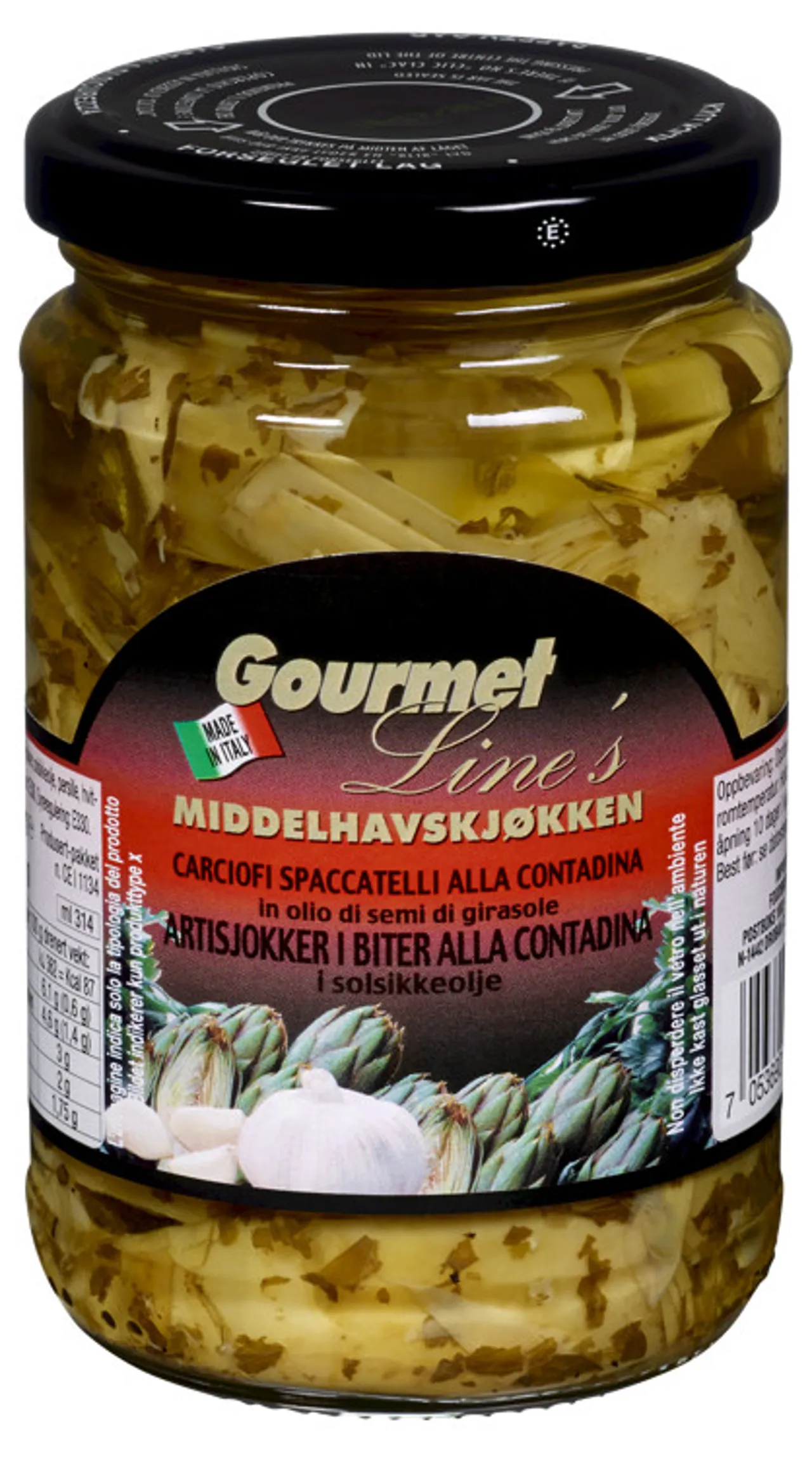 ARTISKOKKER MARINERTE 314 ML