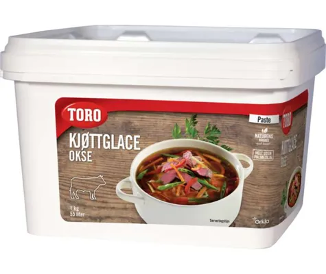 KJØTTGLACE OKSE PASTØS 55L 1KG KJØTTGLACE OKSE PASTØS 55L 1KG