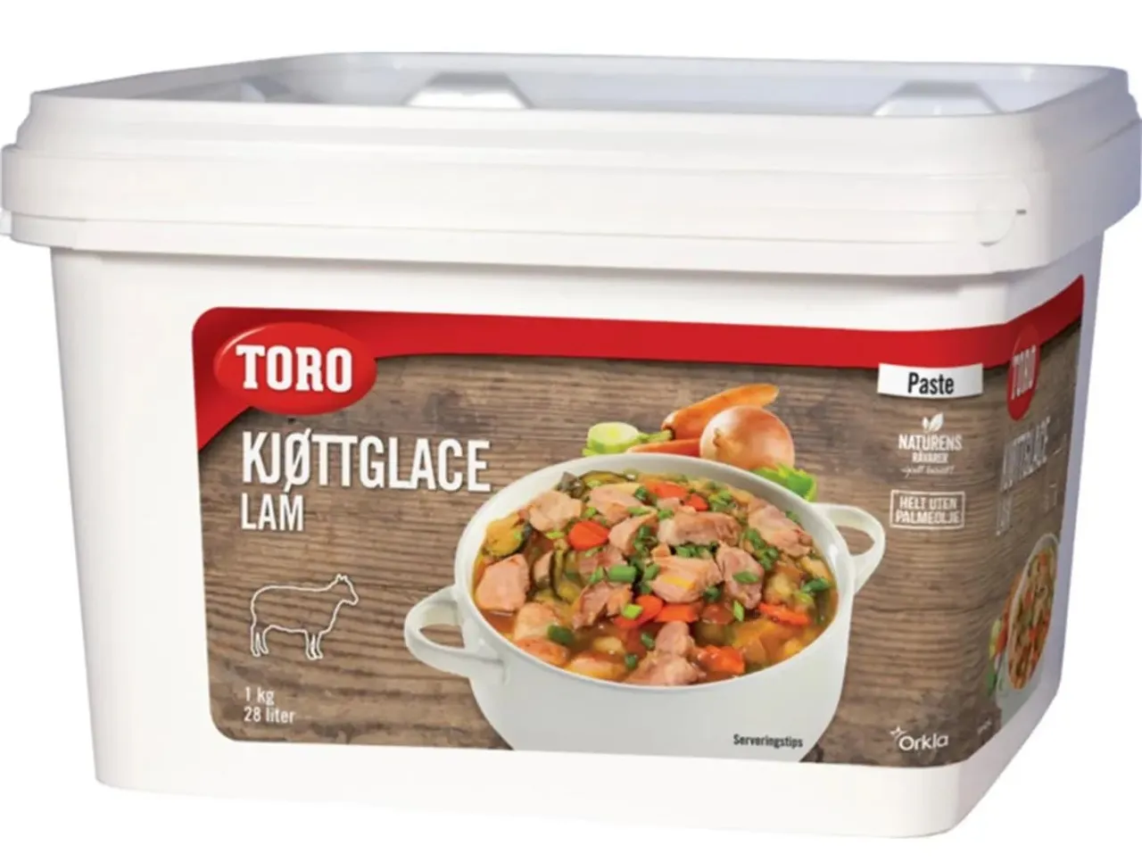 KJØTTGLACE LAM PASTØS 28L 1KG