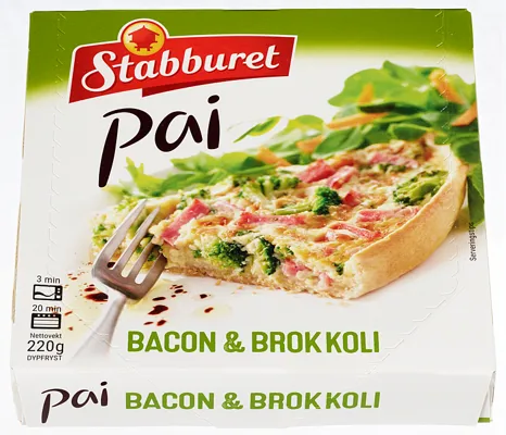 Bacon Broccolipai 220g Stabburet