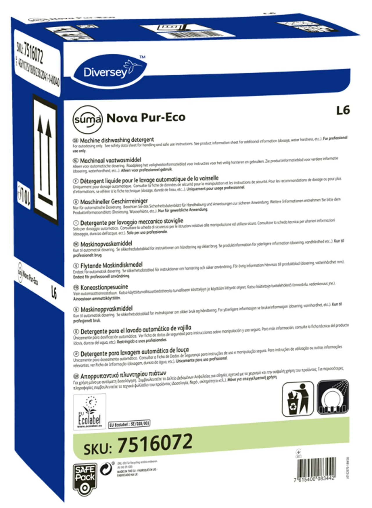 SUMA NOVA PUR-ECO L6 MASKINOPPVASK