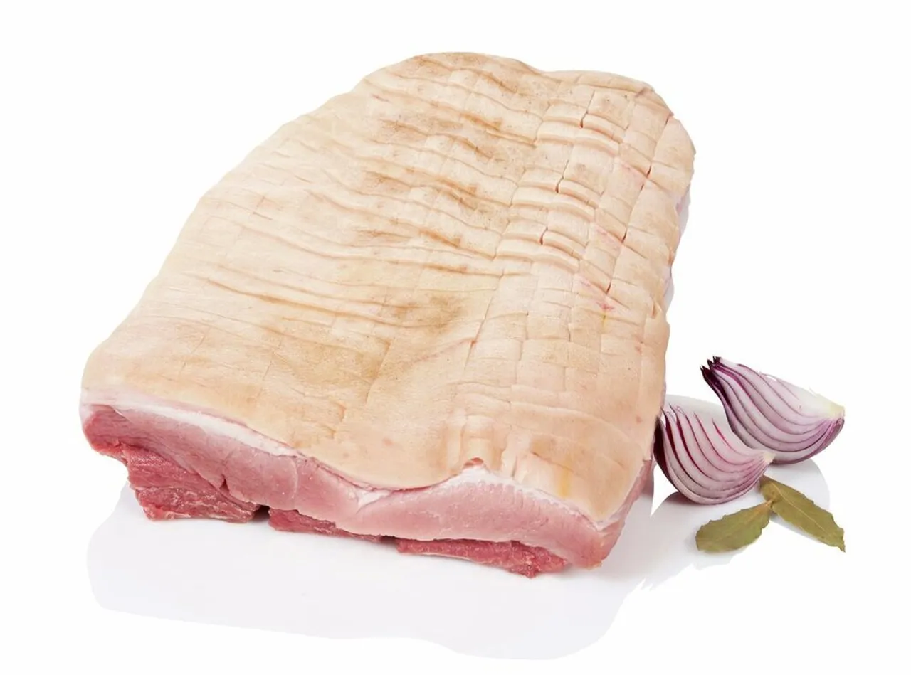 SIDEFLESK M/KNEKTE BEN OG RUTET SVOR 12,5KG