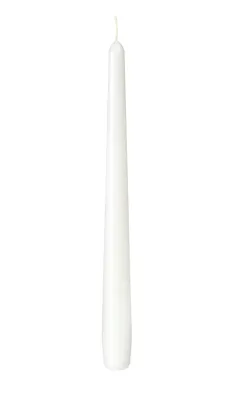 Antikklys 25cm Hvit Stearin 50pk