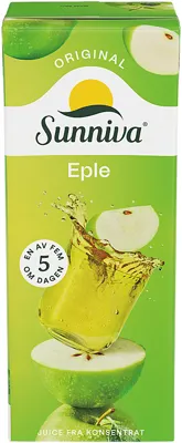 Sunniva Eplejuice 1/4l Tine