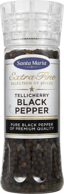 TELLICHERRY BLACK PEPPER KVERN 210G SANTA MARIA TELLICHERRY BLACK PEPPER KVERN 210G SANTA MARIA
