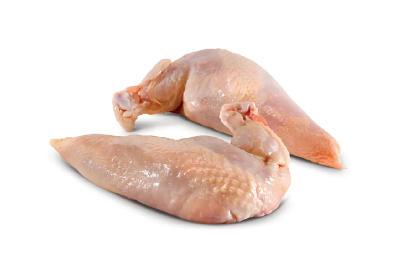 KYLLINGBRYST MED SKINN OG VINGEBEN 2.5KG SINGELFRYST VESTFOL