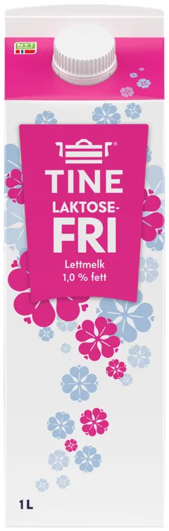 LAKTOSEFRI LETTMELK 1% 1L TINE LAKTOSEFRI LETTMELK 1% 1L TINE