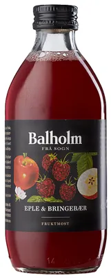 Eple&Bringebær Friskpressa Balholm 33cl