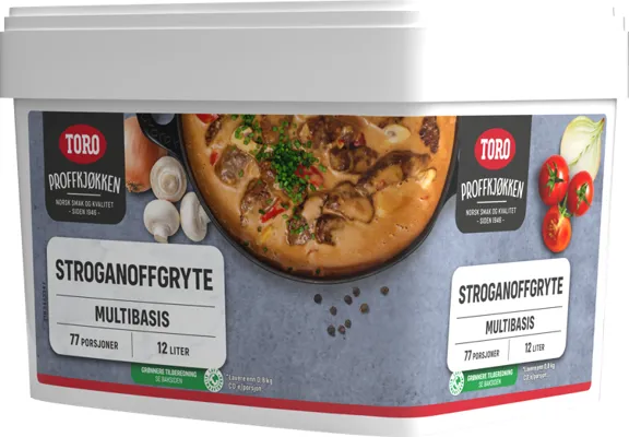 STROGANOFF BASIS PULVER KALD-RØ TORO STROGANOFF BASIS PULVER KALD-RØ TORO