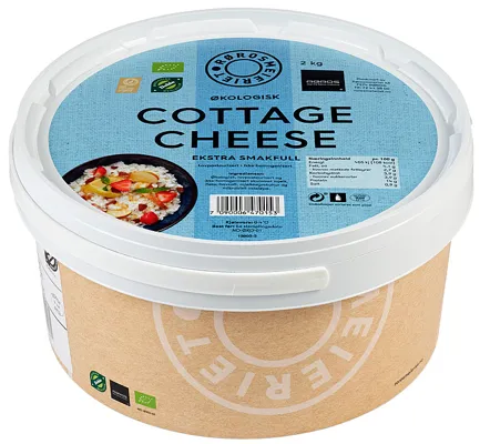 ØKO COTTAGE CHEESE 2KG SPANN ØKO COTTAGE CHEESE 2KG SPANN