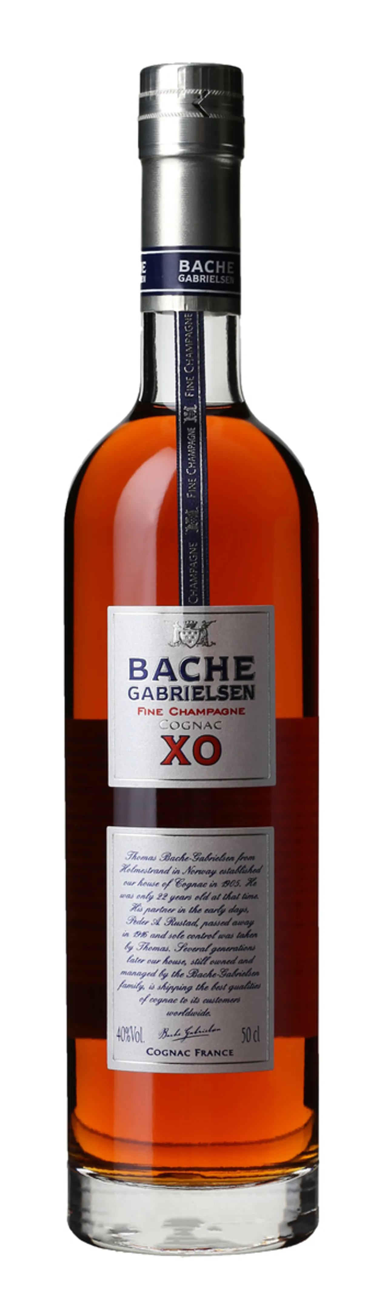BACHE-GABRIELSEN X.O. FINE CHAMPAGNE 40% 50CL