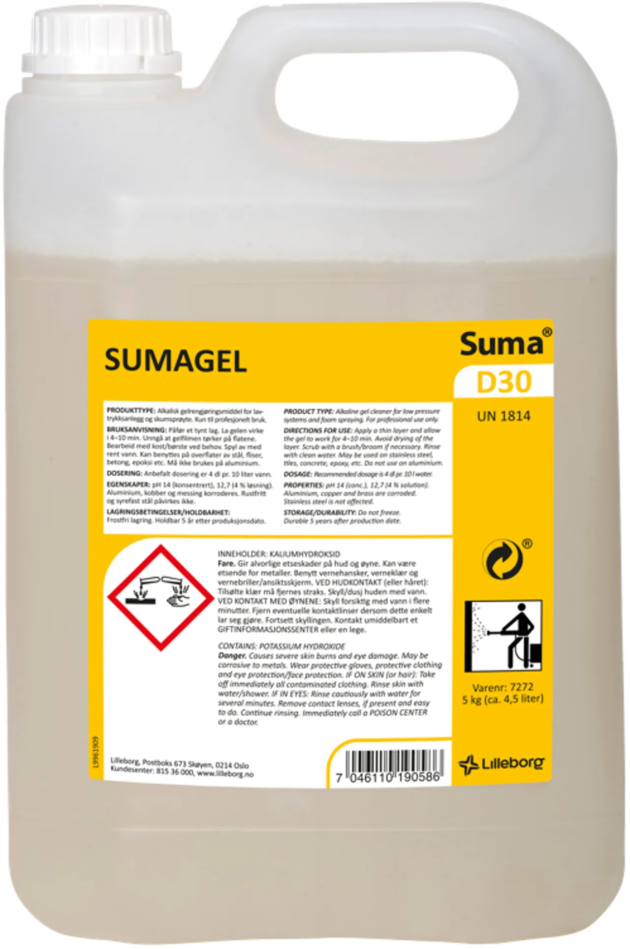 SUMAGEL SKUMRENGJØRING