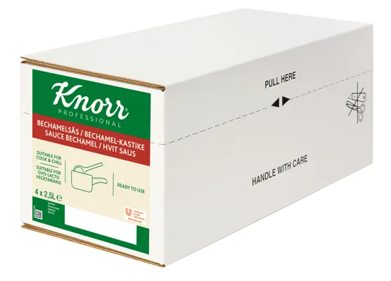 BECHAMELSAUS 100% 4X2.5L KNORR BECHAMELSAUS 100% 4X2.5L KNORR