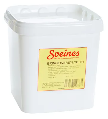 BRINGEBÆRSYLTETØY 6KG BRINGEBÆRSYLTETØY 6KG