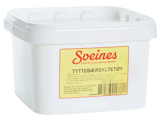 TYTTEBÆRSYLTETØY 3KG TYTTEBÆRSYLTETØY 3KG