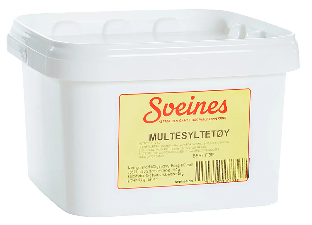MULTESYLTETØY 3KG
