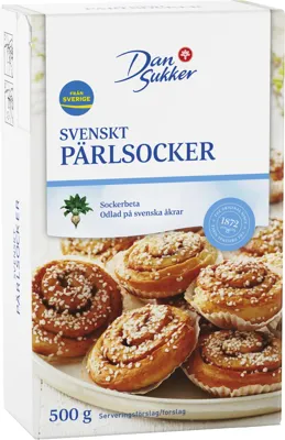 SVENSKT PÄRLSOCKER 500 GR DANSUKKER SVENSKT PÄRLSOCKER 500 GR DANSUKKER