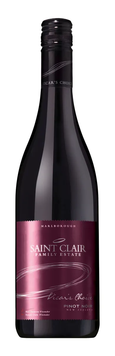 SAINT CLAIR VICARS CHOICE PINOT NOIR 13% 75CL SAINT CLAIR VICARS CHOICE PINOT NOIR 13% 75CL