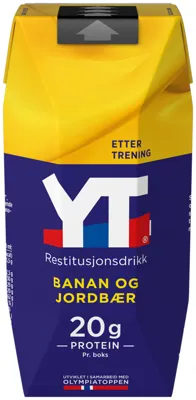 Yt Rest.Drikk Banan/Jordb 330ml Tine