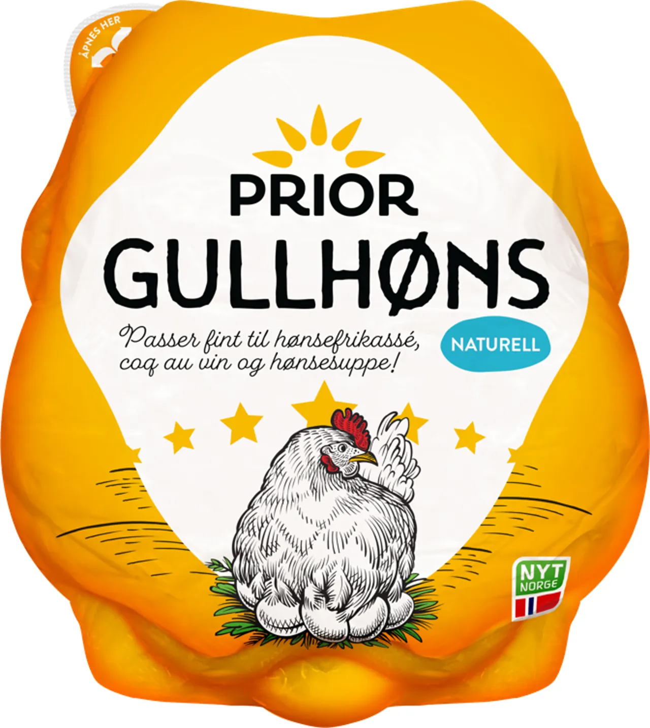GULLHØNS 2.0-3.5KG FRYST