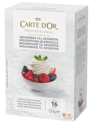 Moussebasis Dessert 1.8kg Pulver Carte D'Or