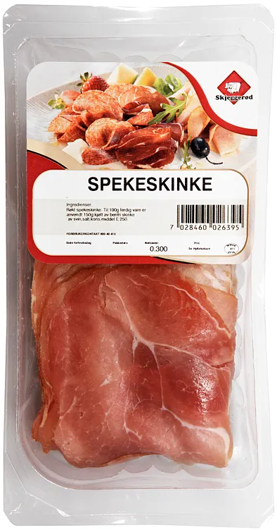 SPEKESKINKE 300G SKJEGGERØD SPEKESKINKE 300G SKJEGGERØD