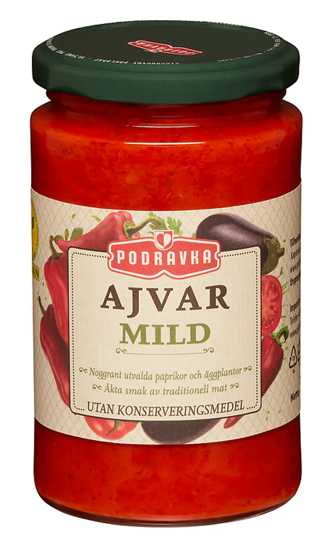 PODRAVKA AJVAR MILD 350G PLIVIT