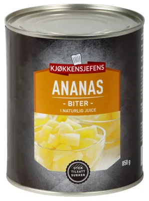 ANANASBITER 850G KJØKKENSJEFENS ANANASBITER 850G KJØKKENSJEFENS