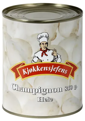 CHAMPIGNON HELE 800G KJØKKENSJEFENS CHAMPIGNON HELE 800G KJØKKENSJEFENS