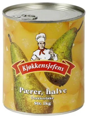 PÆRER HALVE 840G KJØKKENSJEFENS PÆRER HALVE 840G KJØKKENSJEFENS