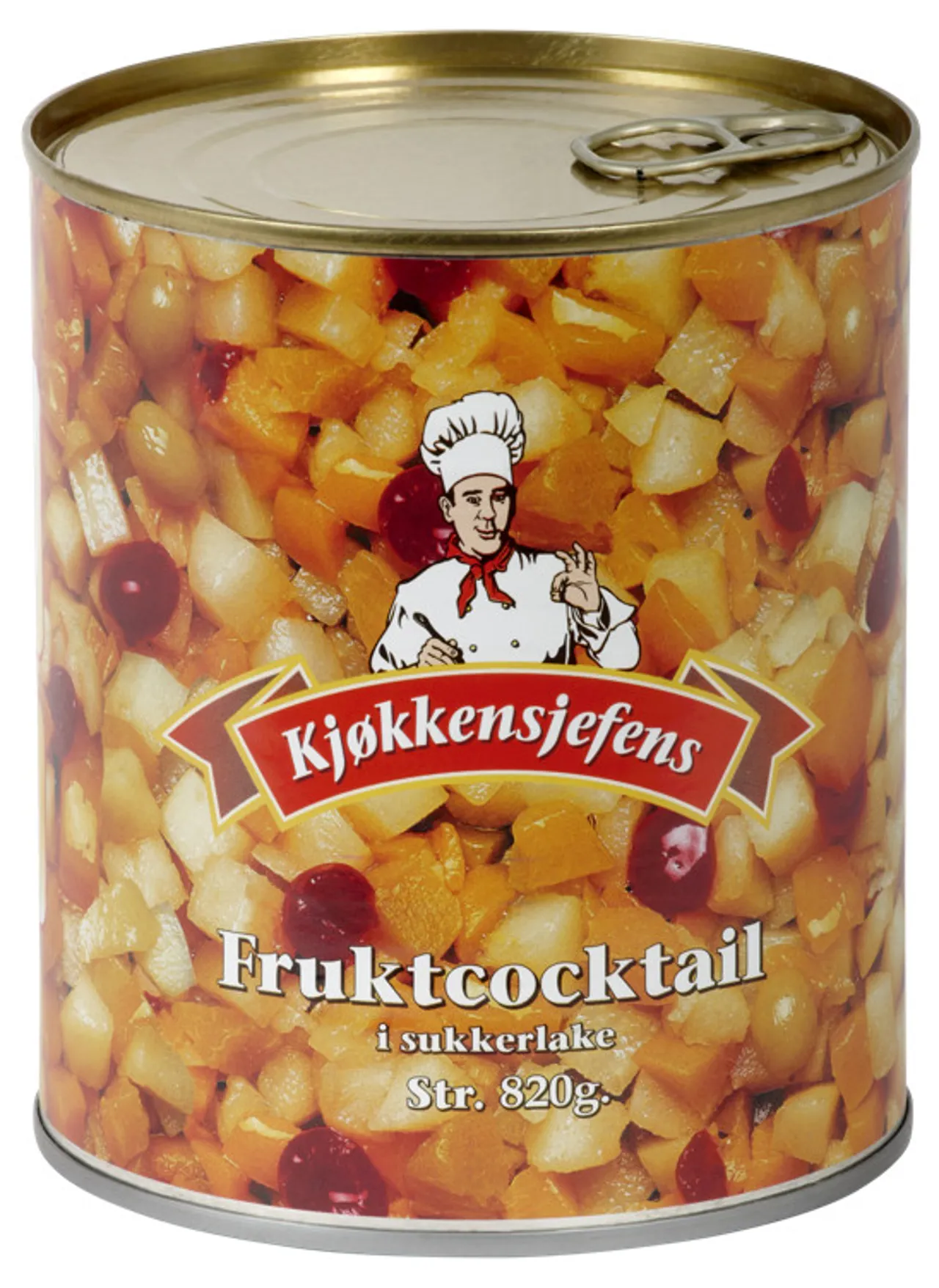 FRUKTCOCKTAIL 820G KJØKKENSJEFENS