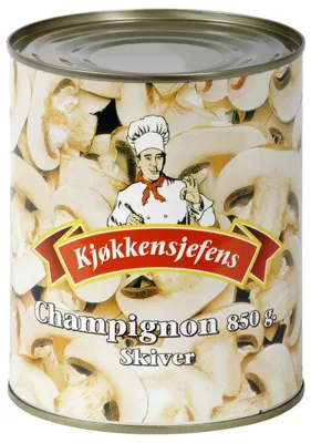 CHAMPIGNON SKIVER 835G KJØKKENSJEFENS CHAMPIGNON SKIVER 835G KJØKKENSJEFENS