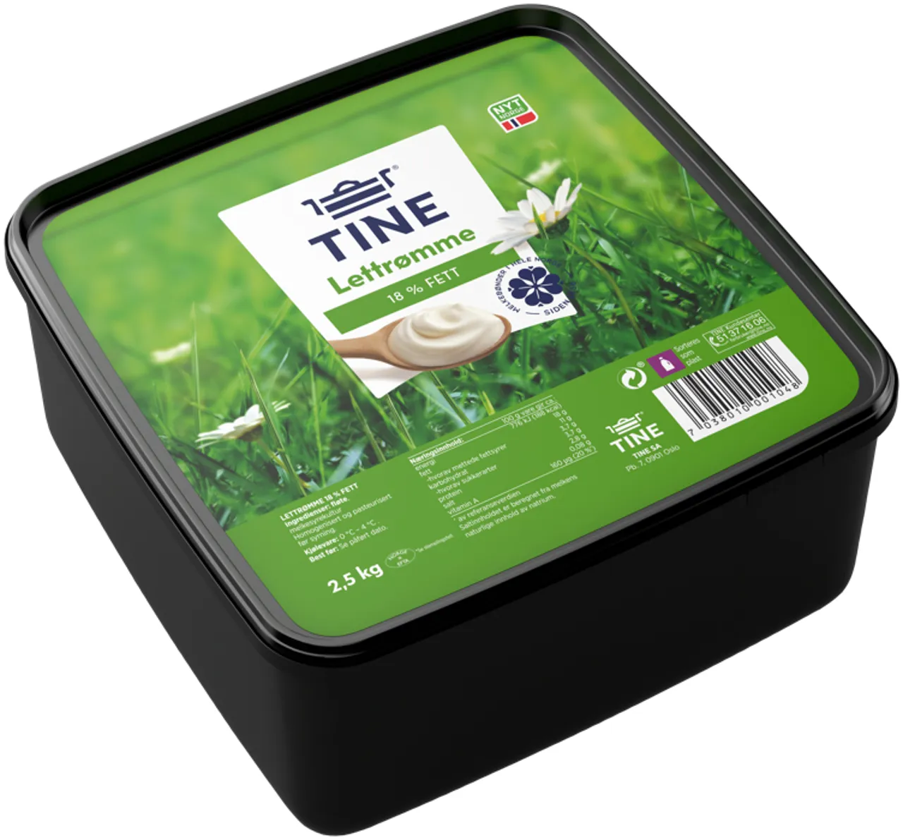 LETTRØMME 2,5KG TINE