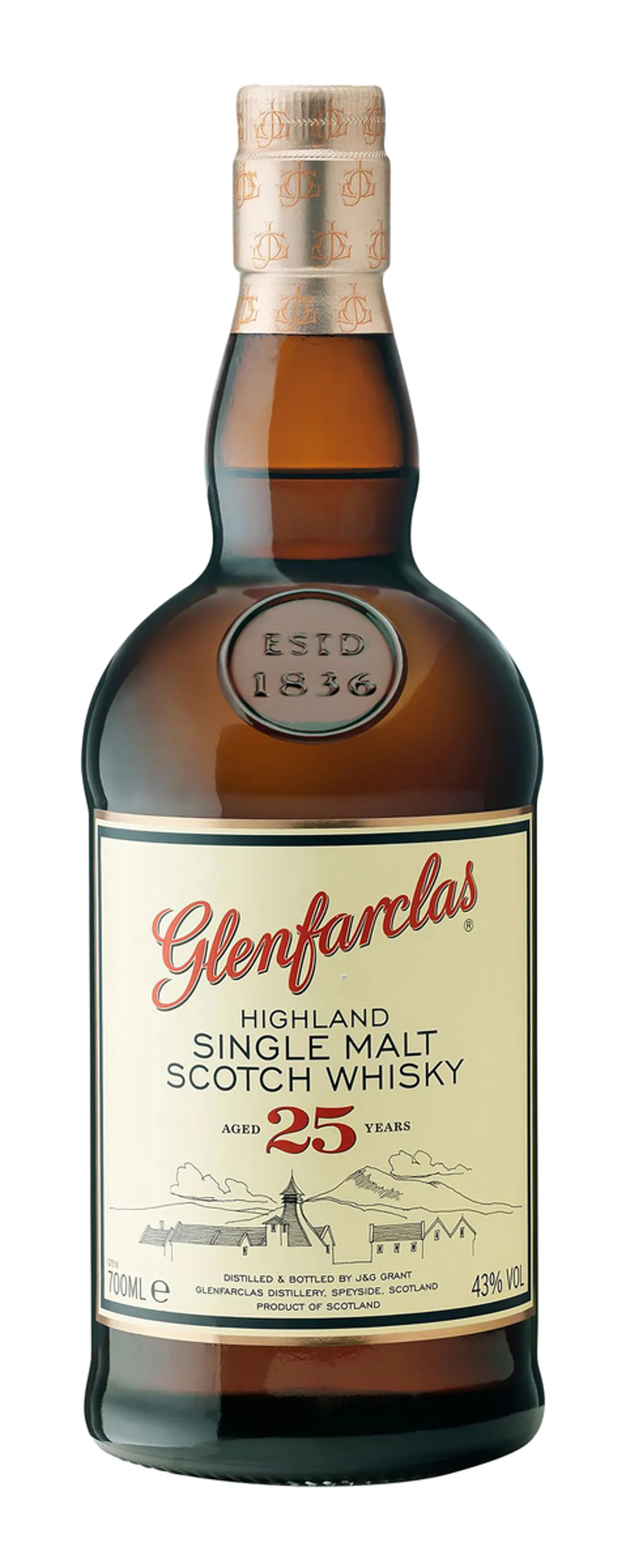 GLENFARCLAS 25 YO 43% 70CL