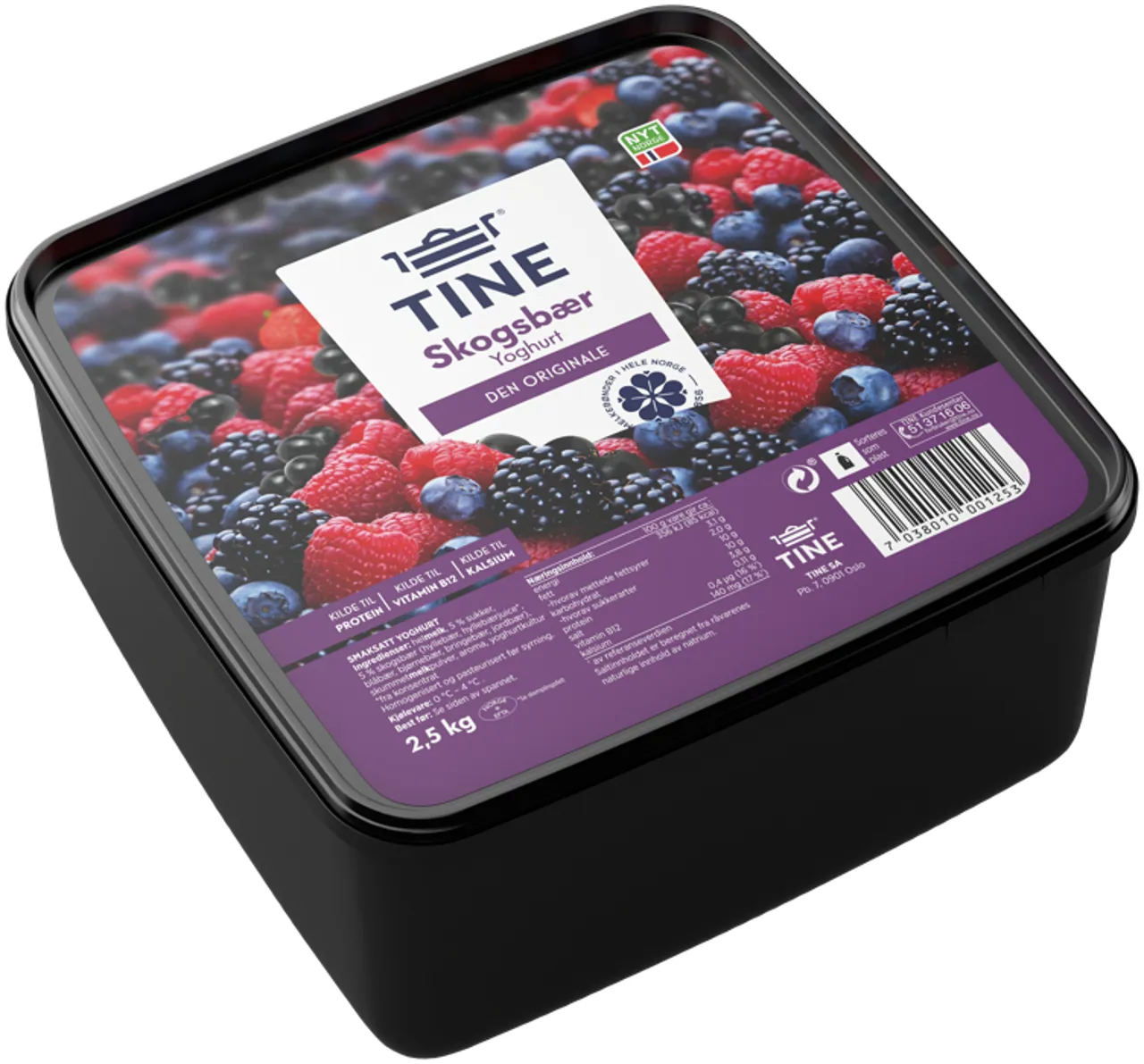 YOGHURT SKOGSBÆR 2,5KG TINE