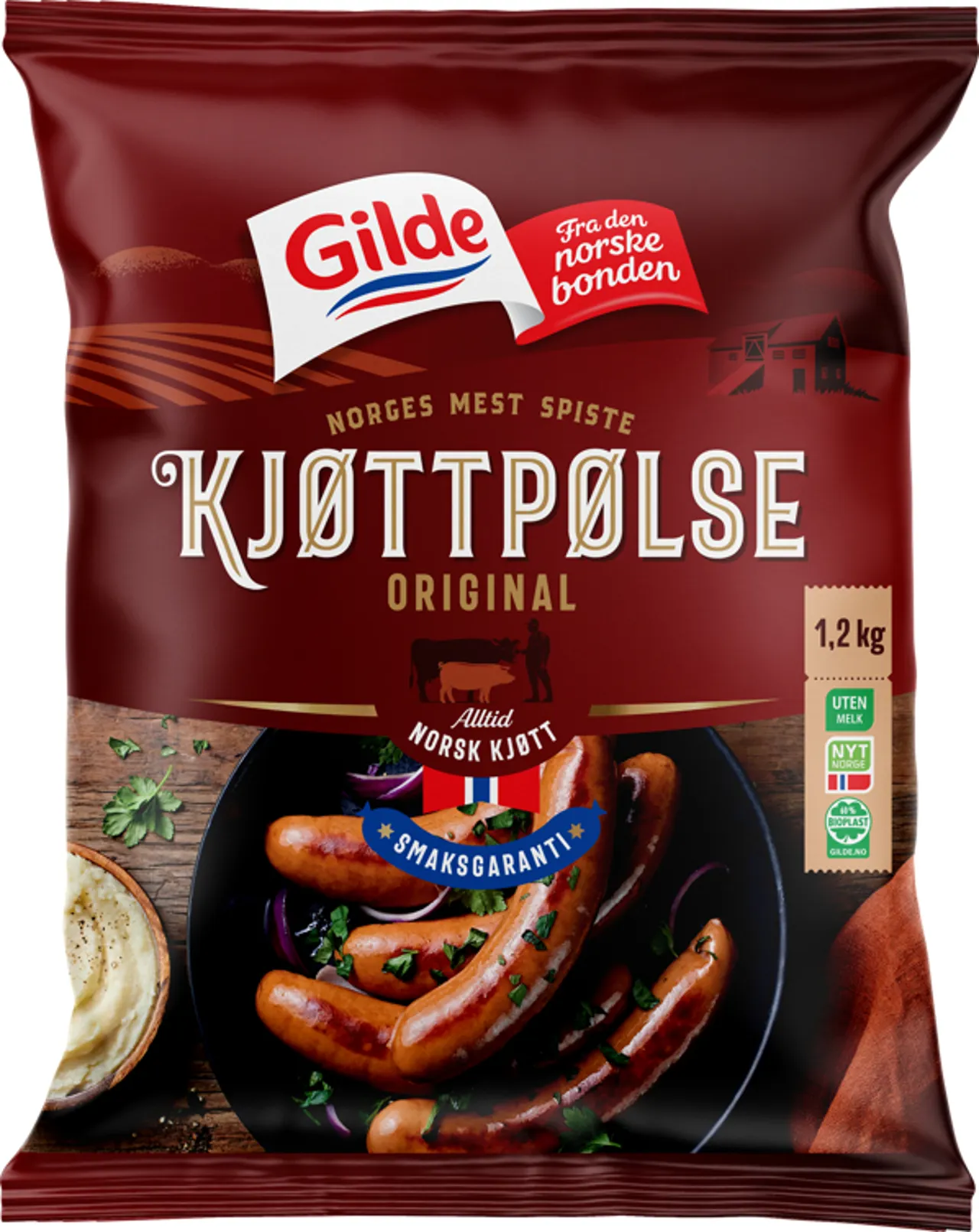KJØTTPØLSE ORIGINAL 1,2KG
