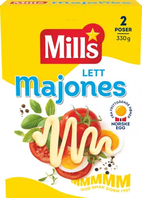 Mills Lett Majones 330g Sjaktel
