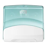 Toppholder W4 Hvit/Turkis Disp Tork
