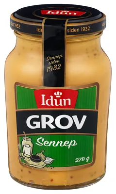 Sennep Grov 275g Idun