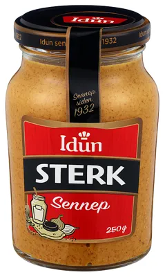 Sennep Sterk 250g Idun