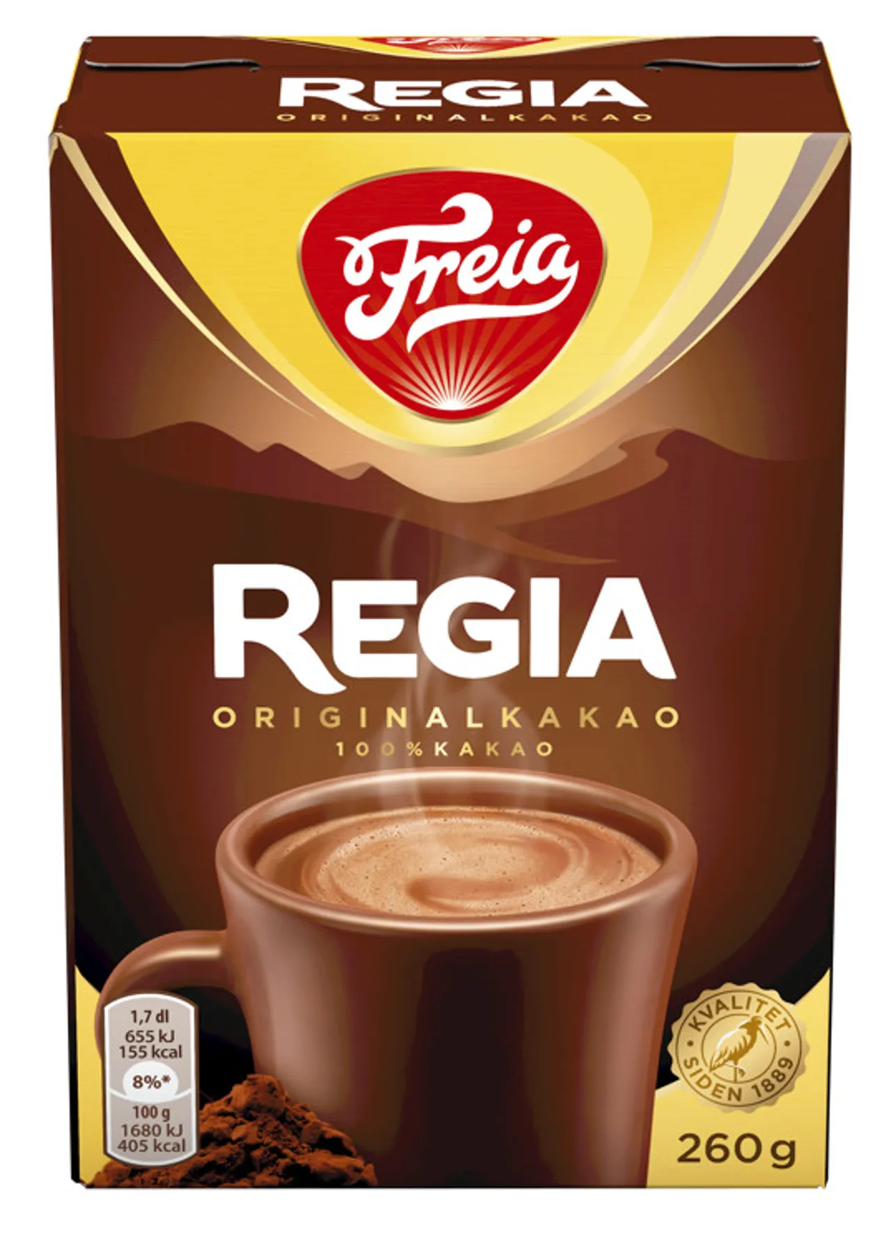 REGIA ORIGINAL KAKAO 260G FREIA