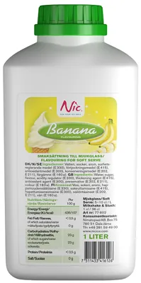 Nic Banansirup 1l