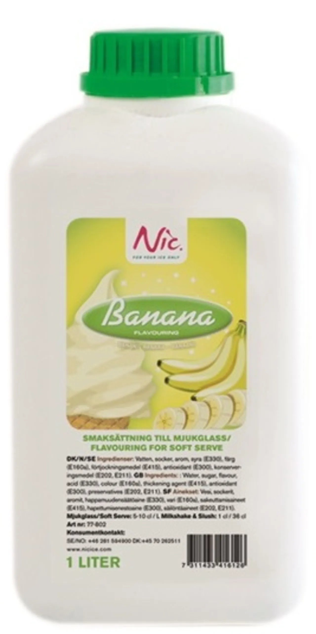 NIC BANANSIRUP 1L