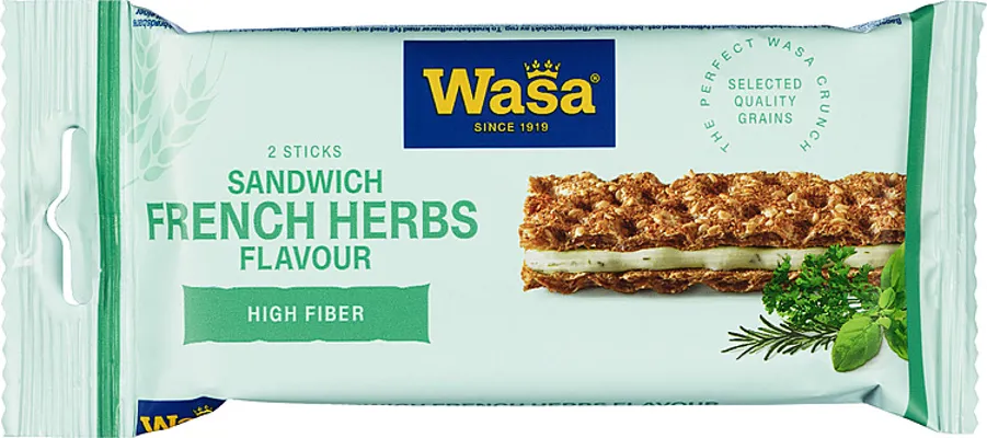 Wasa Sandwich Franske Urter 24x30g