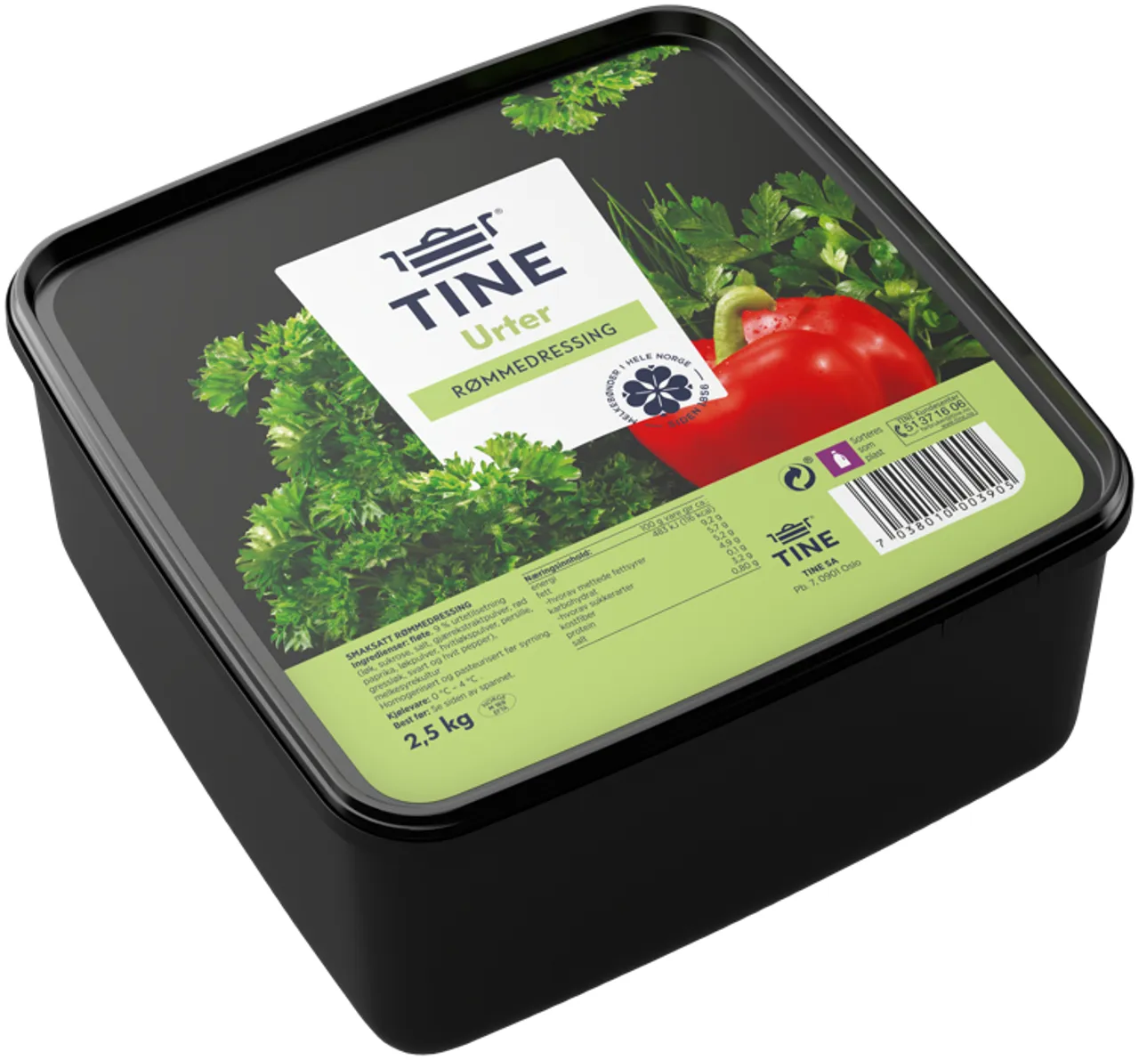 RØMMEDRESSING URTER 2,5KG TINE
