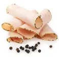 KALKUN PEPPERFILET SKIVET 2X250G