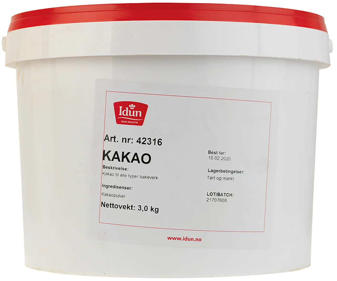 KAKAO 10/12 % 3 KG SPANN