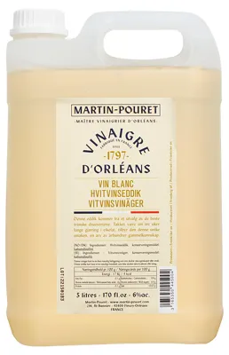 Hvitvinseddik 5l Martin Pouret