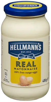 Hellmanns Majones Real 400g Glass